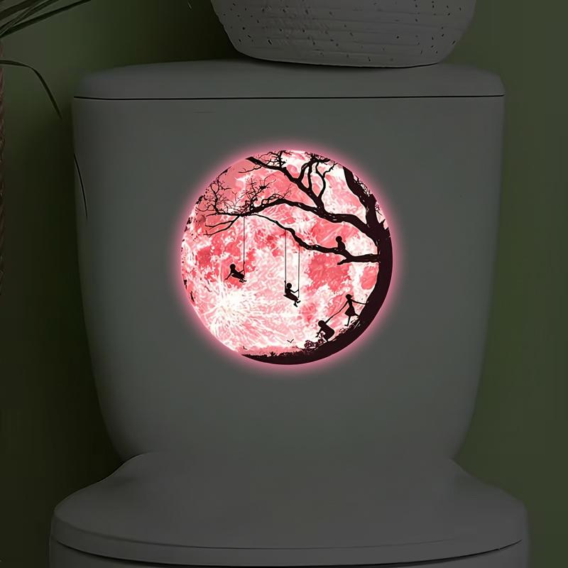 Jet Home Bathroom - Glow in the Dark Mandala Toilet