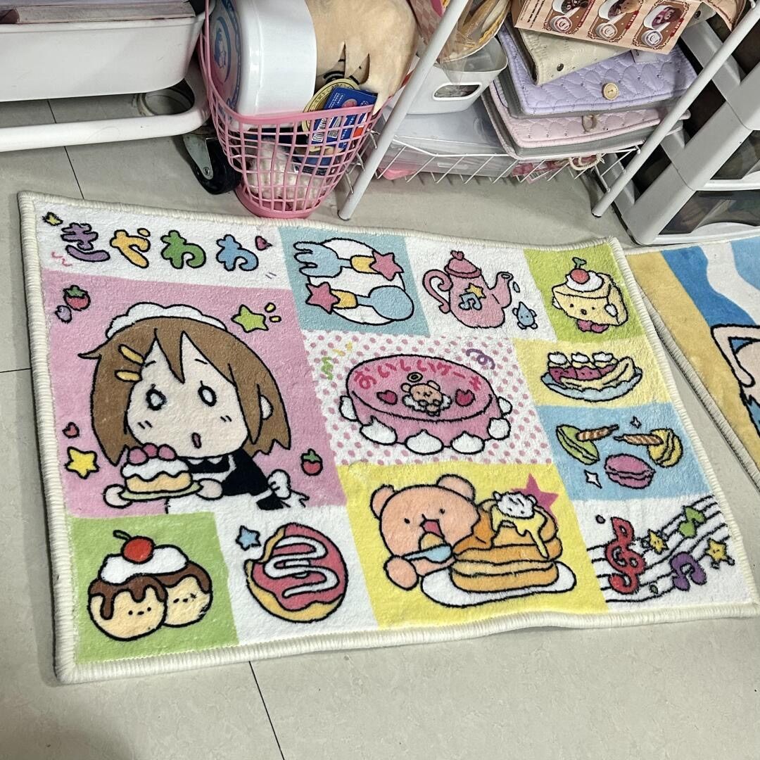 Home Bathroom Sign - VIKAMA Cartoon Pattern Bathroom Mat, Water-Absorbing