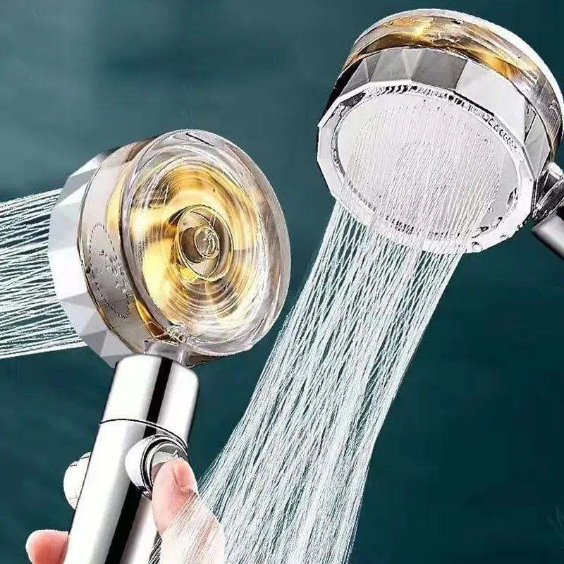 Home Bathroom Fan - Pressurized Shower Head Water Saving 360