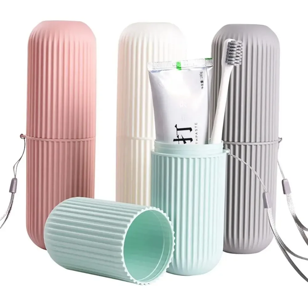 Home Goods Bathroom Storage - Travel Portable Toothbrush Cup Bathroom Toothpaste