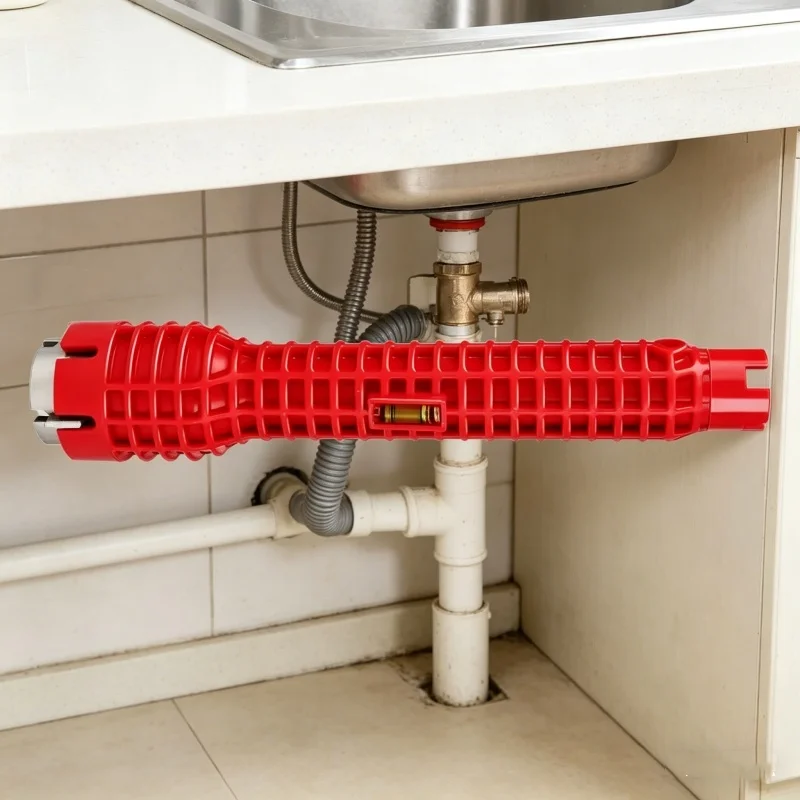 Home Bathroom Water Heater - Universal Plumbing Tool Double Head Sink