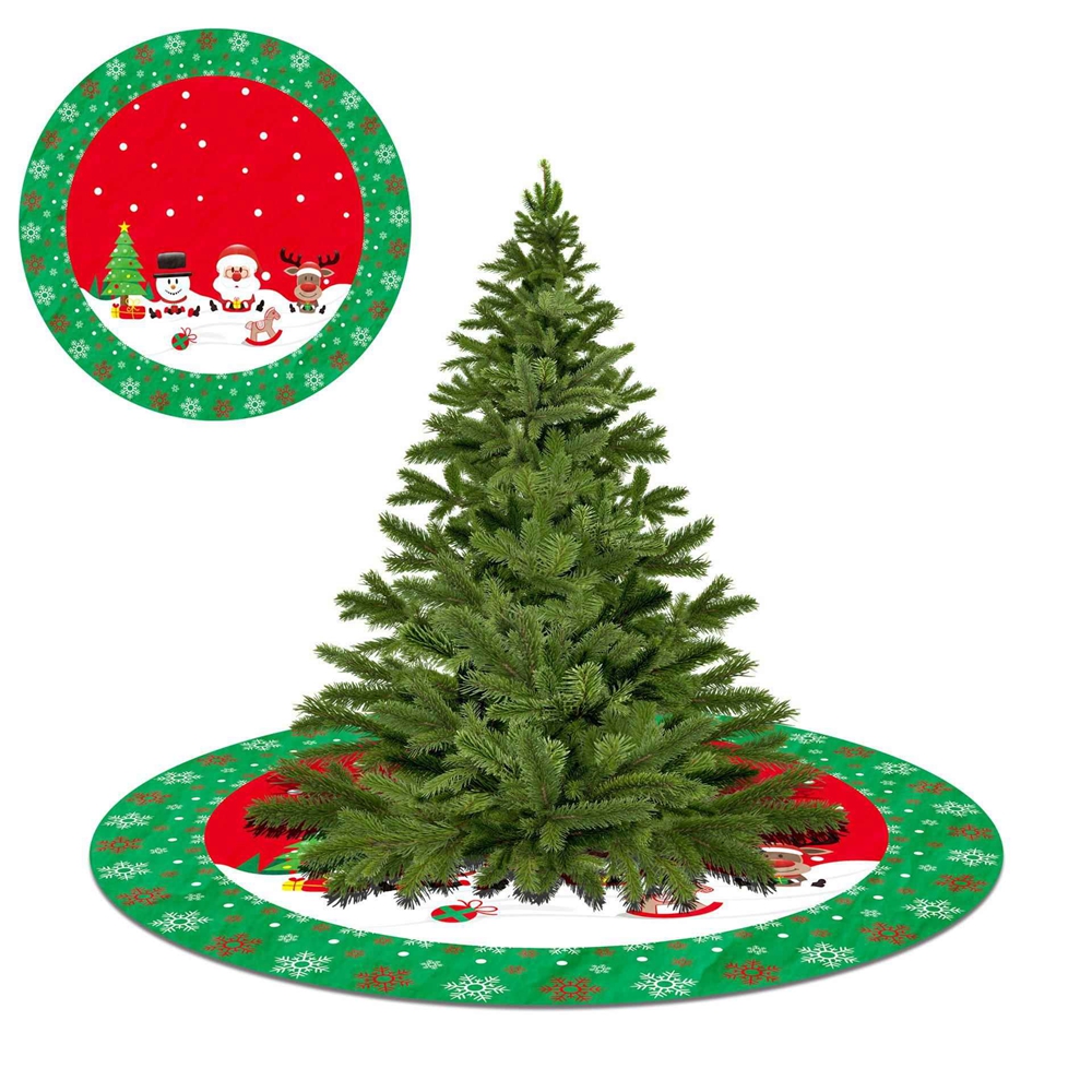 Home Bathroom Scene - VIKAMA Christmas Tree Dress, Christmas Velvet