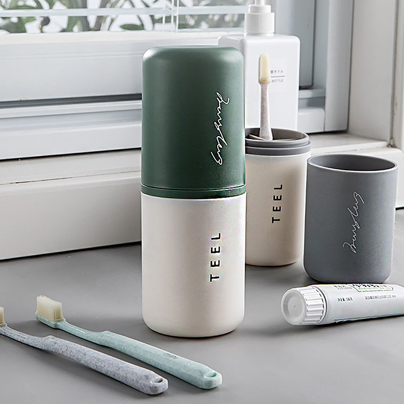 Home Goods Bathroom Storage - 1pc Portable Toothbrush Holder Box Bathroom