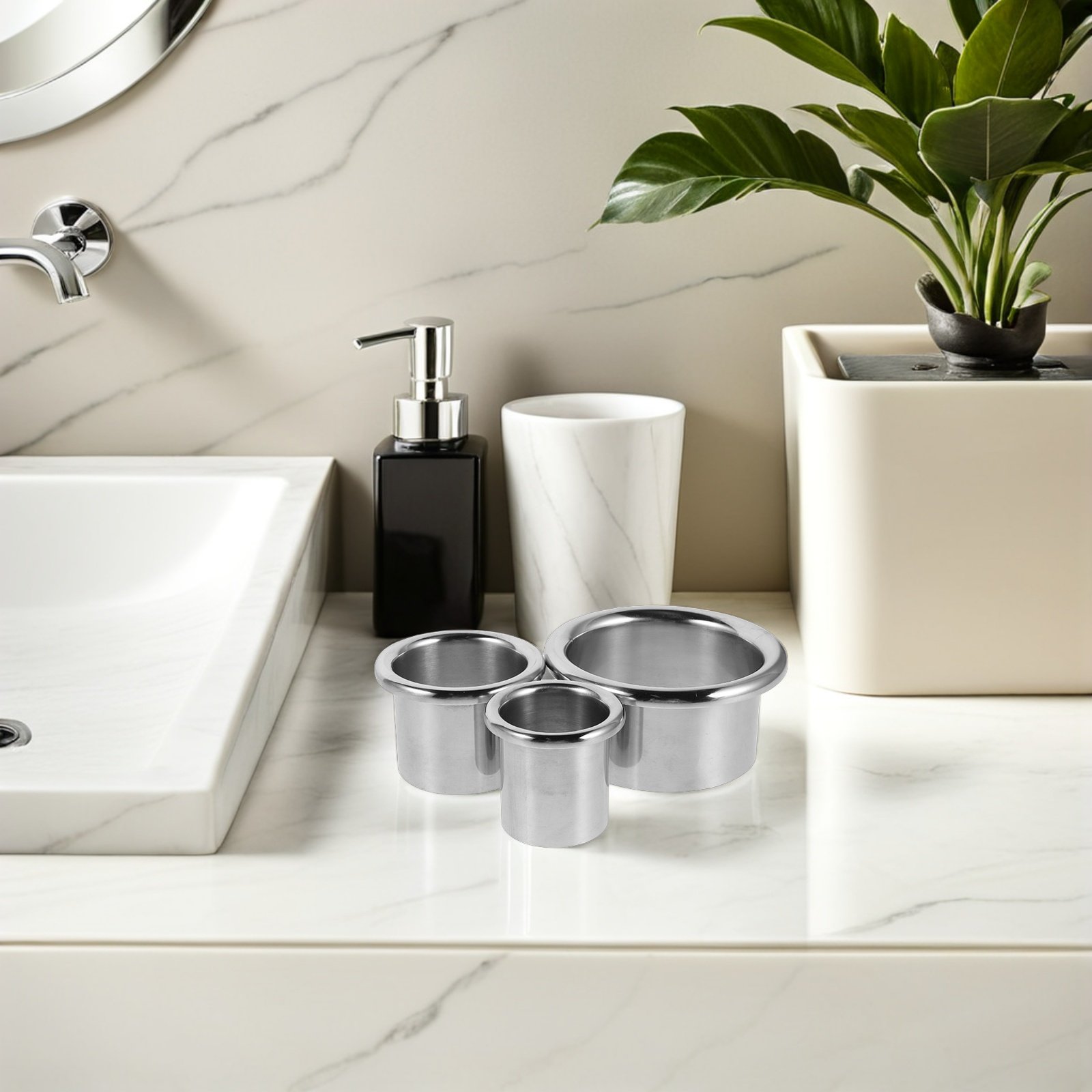 Home Goods Bathroom Storage - 3Pcs Stainless Steel Hair Dryer Holder