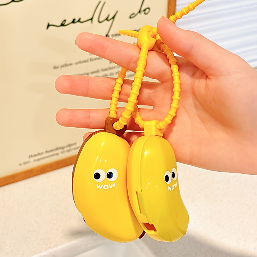 Home Goods Bathroom Storage - Cute Banana Toothbrush Holder Portable Travel