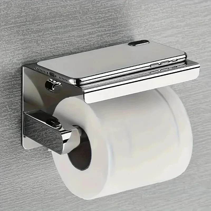 Home Bathroom Paper Towel Holder - Stainless Steel Bathroom Paper Holder Toilet
