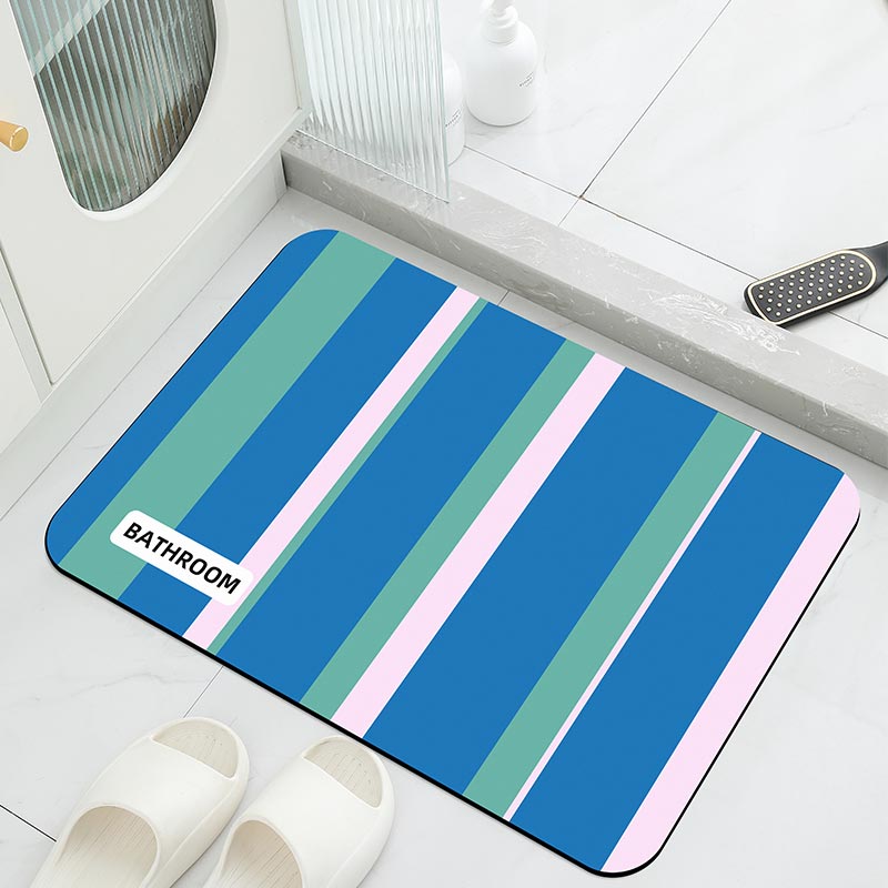 Non-slip bath mat, striped sta - Home Center Bathroom Accessories recension och pris