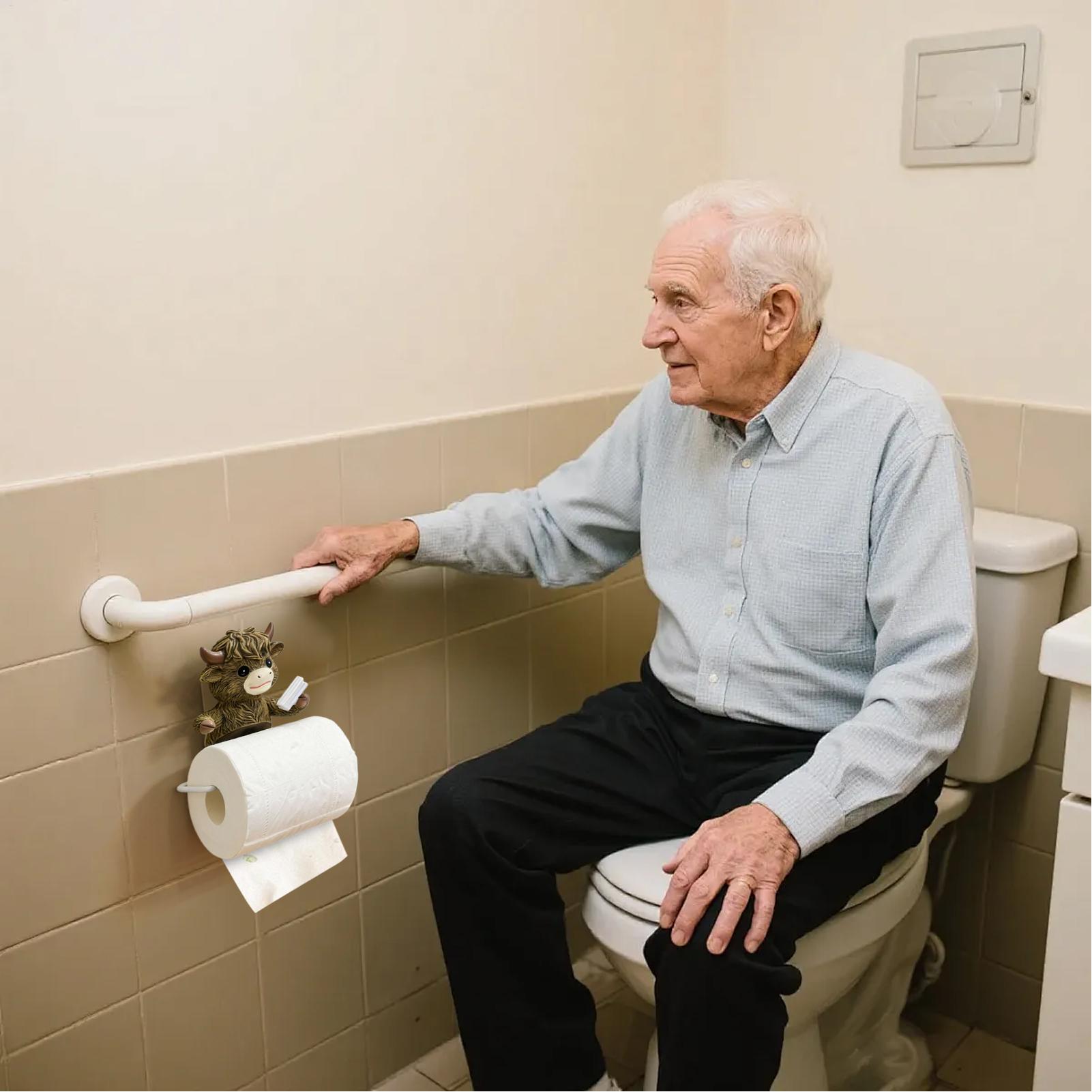Mount Cow Stand Toilet Roll Ho - Home Bathroom Paper Towel Holder recension och pris