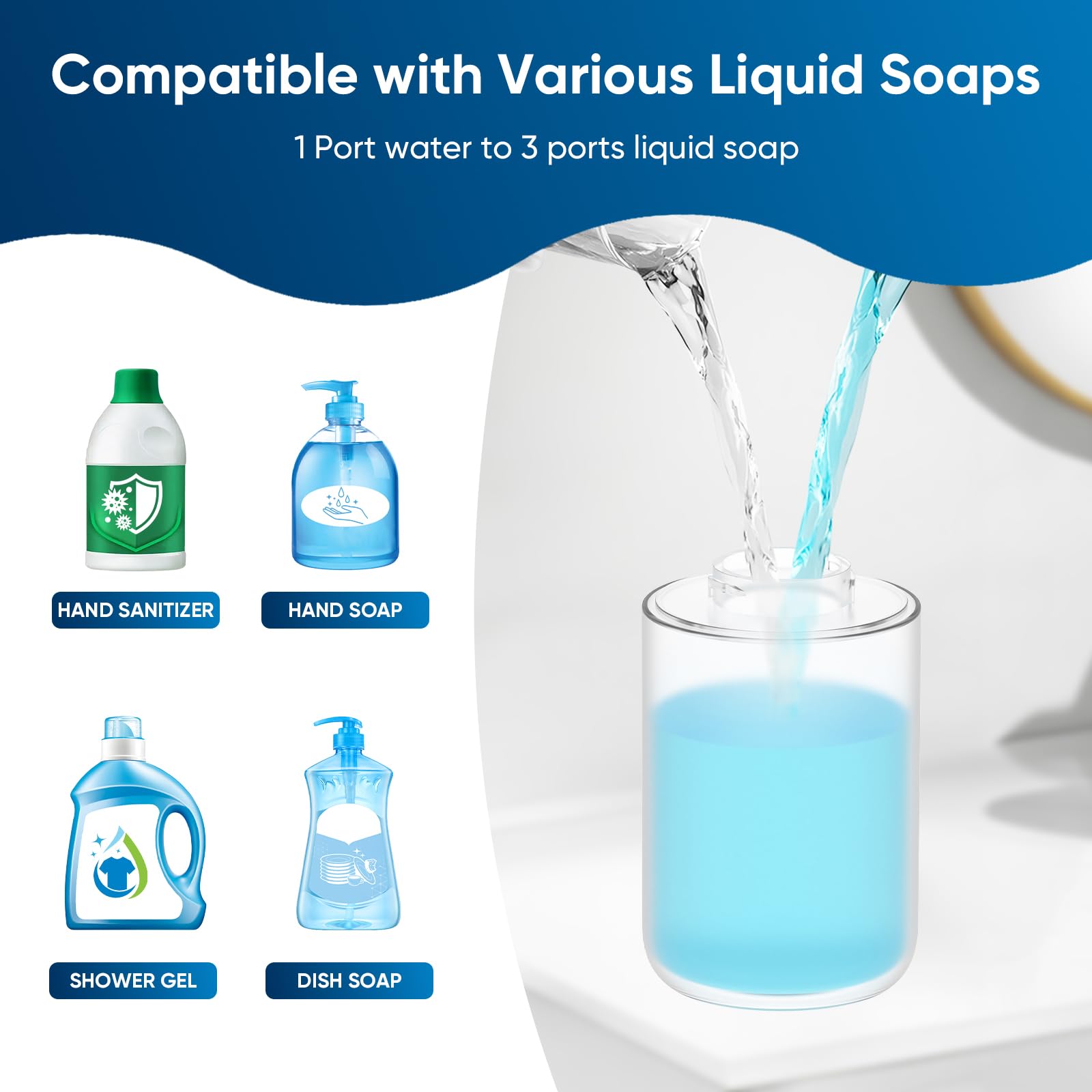 Touchless Automatic Foaming So - Home Bathroom Wall Soap Dispenser recension och pris