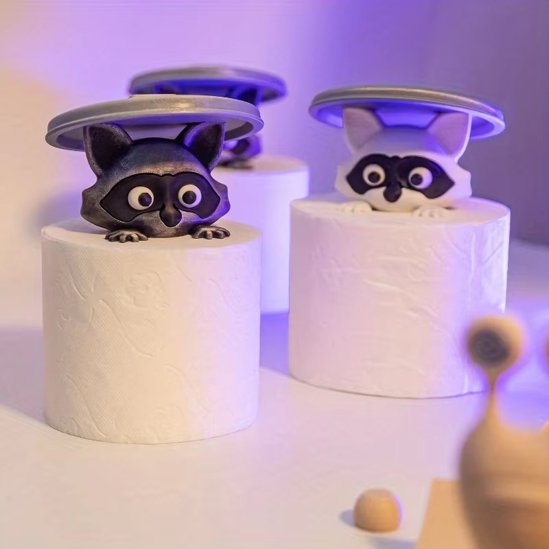 Cute Raccoon Toilet Paper Hold - Home Decor Bathroom Ideas recension och pris