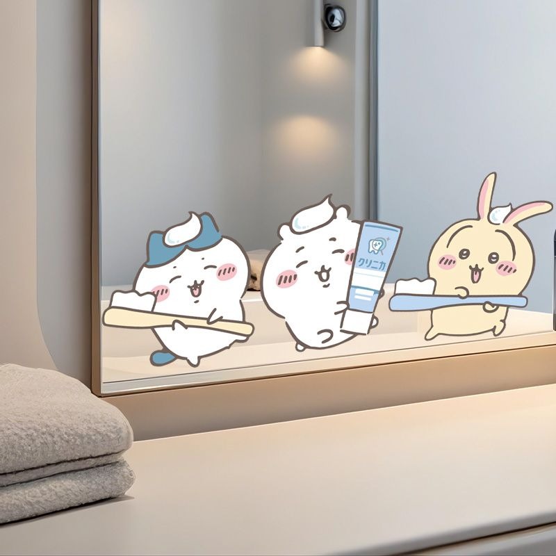 Hot Chiikawa Mirror Stickers S - Home Center Bathroom Accessories recension och pris