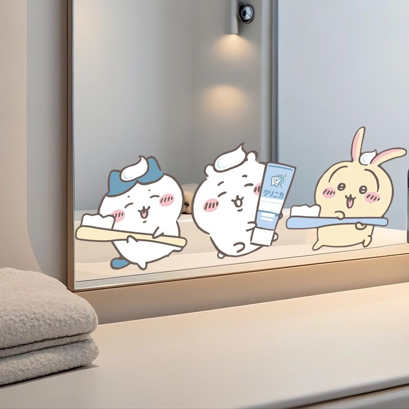 Hot Chiikawa Mirror Stickers S - Home Center Bathroom Accessories recension och pris