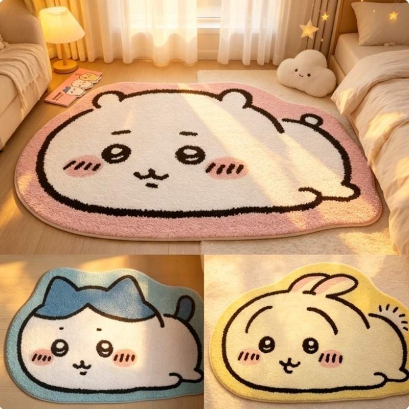 Hot Chiikawa Cartoon Rug Anime - Home Center Bathroom Accessories recension och pris