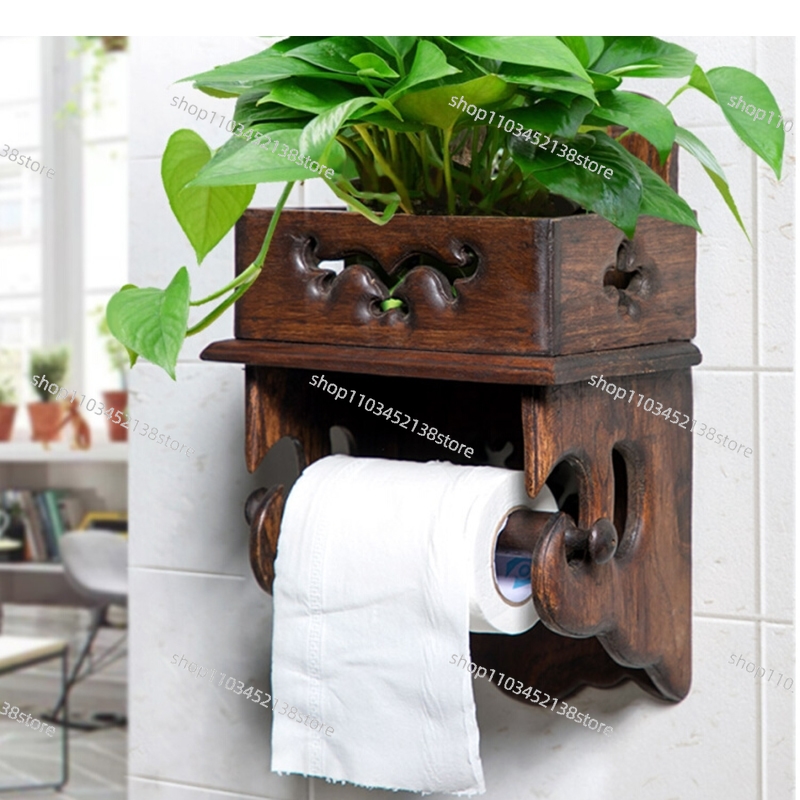 Wooden Paper Towel Holder Toil - Home Bathroom Paper Towel Holder recension och pris