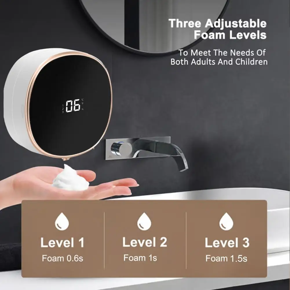 Electric Soap Dispenser with T - Home Bathroom Wall Soap Dispenser recension och pris