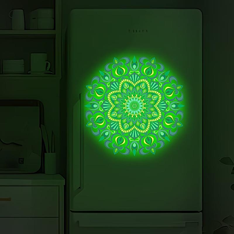 Glow in the Dark Mandala Toile - Jet Home Bathroom recension och pris