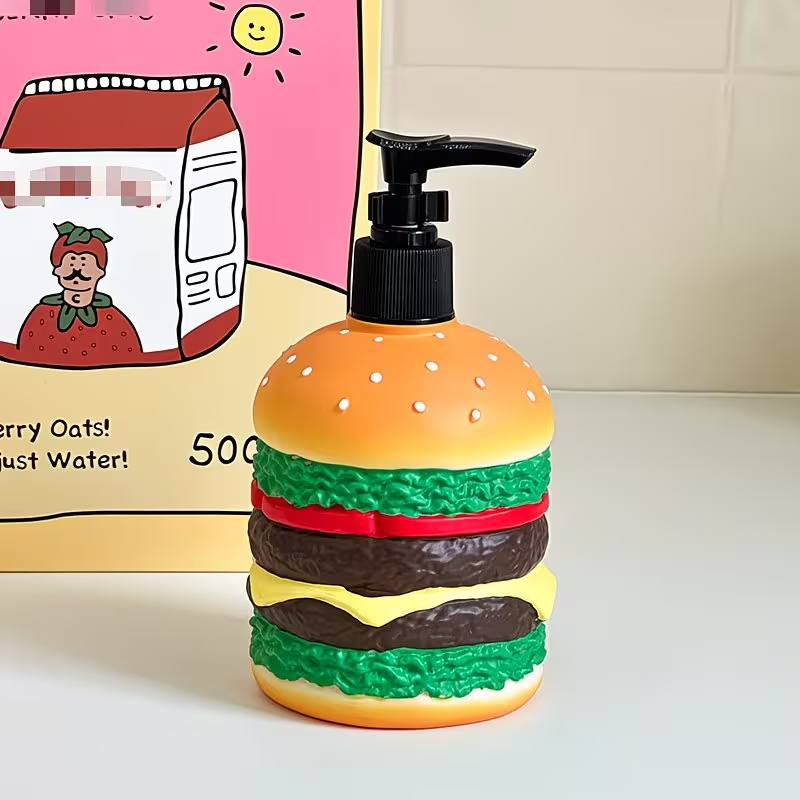 Cute hamburger shaped press-ty - Home Center Bathroom Accessories recension och pris