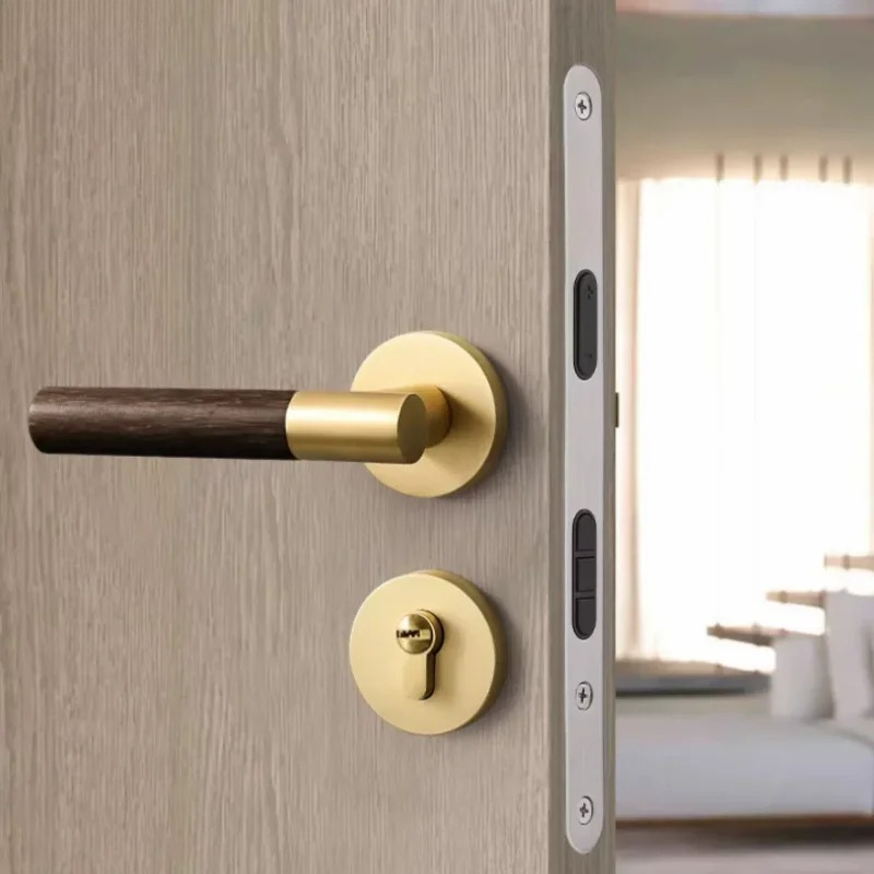 Wooden Door Handle Zinc Silent - Home Hardware Bathroom Accessories recension och pris