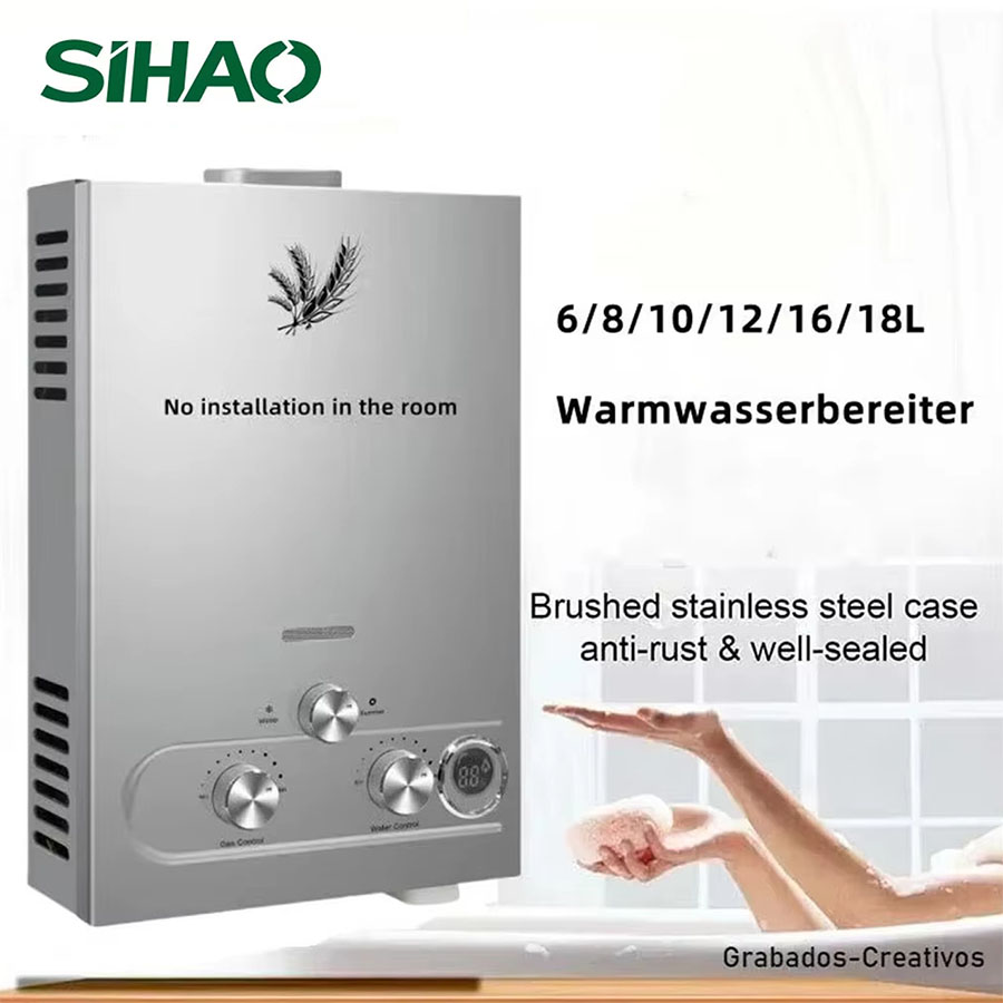 SIHAO 12L 16L 18L GPM LPG Gas  - Home Bathroom Water Heater recension och pris