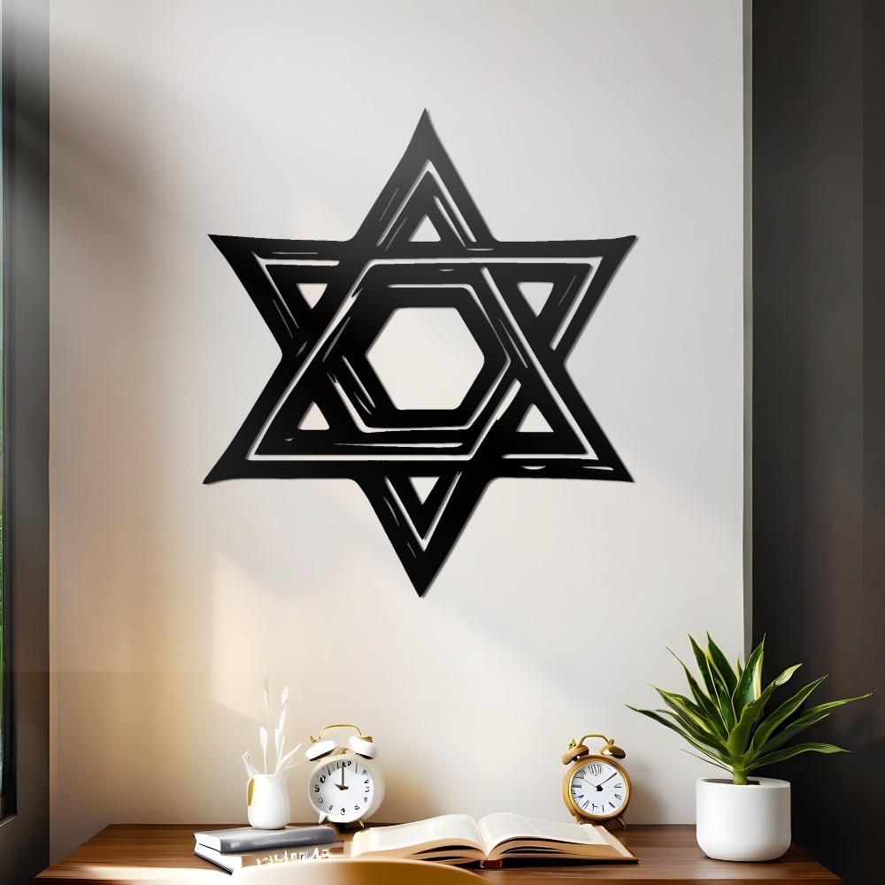 CIFBUY Iron Wall Art Star of D - Home & Bathroom Building Products Pte Ltd recension och pris