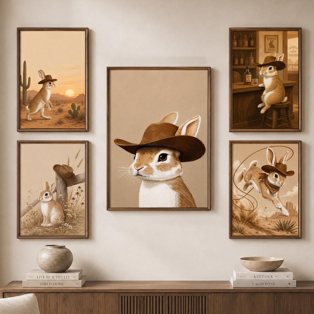 Western Cowboy Rabbit Desert S - Home Bathroom Scene recension och pris