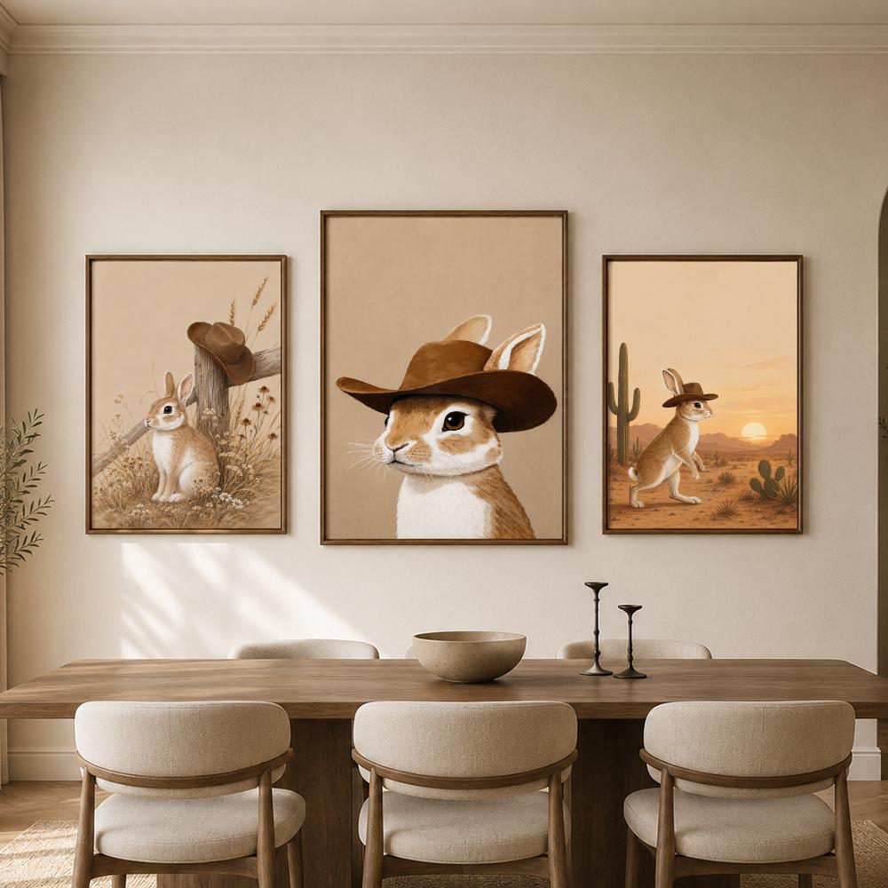 Western Cowboy Rabbit Desert S - Home Bathroom Scene recension och pris