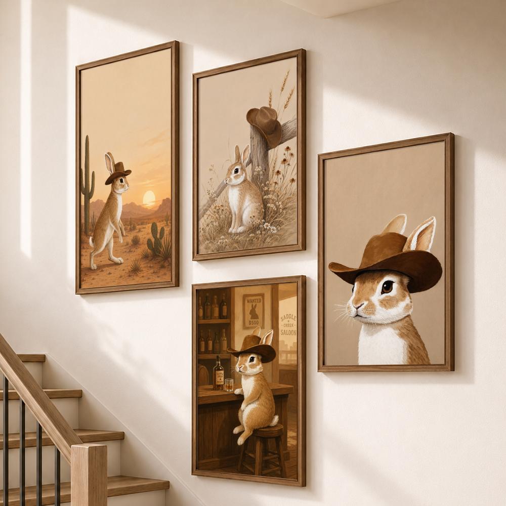 Western Cowboy Rabbit Desert S - Home Bathroom Scene recension och pris