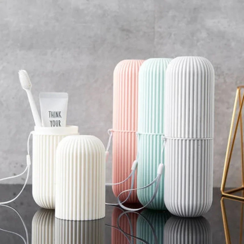 Travel Portable Toothbrush Cup - Home Goods Bathroom Storage recension och pris