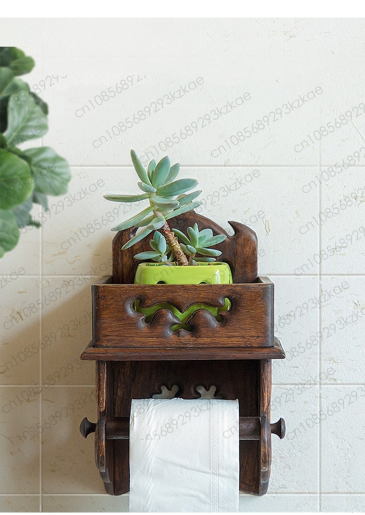 Wooden Paper Towel Holder Toil - Home Bathroom Paper Towel Holder recension och pris