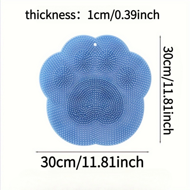 1 Pack Silicone Shower Foot Sc - Non Slip Bath Mat recension och pris