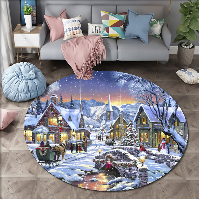 Christmas Woods Snow Scene Car - Home Bathroom Scene recension och pris
