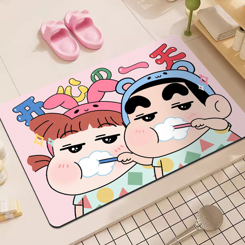 Crayon Shin-Chan Cartoon Diato - Non Slip Bath Mat recension och pris