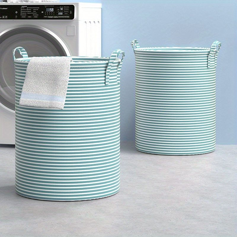 Foldable Minimalist Striped La - Home Goods Bathroom Storage recension och pris