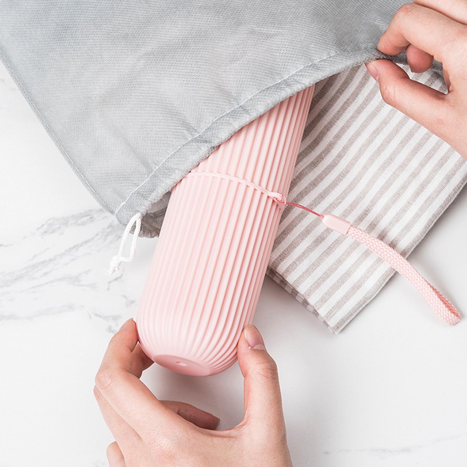 Pink Empty Travel Portable Too - Home Goods Bathroom Storage recension och pris