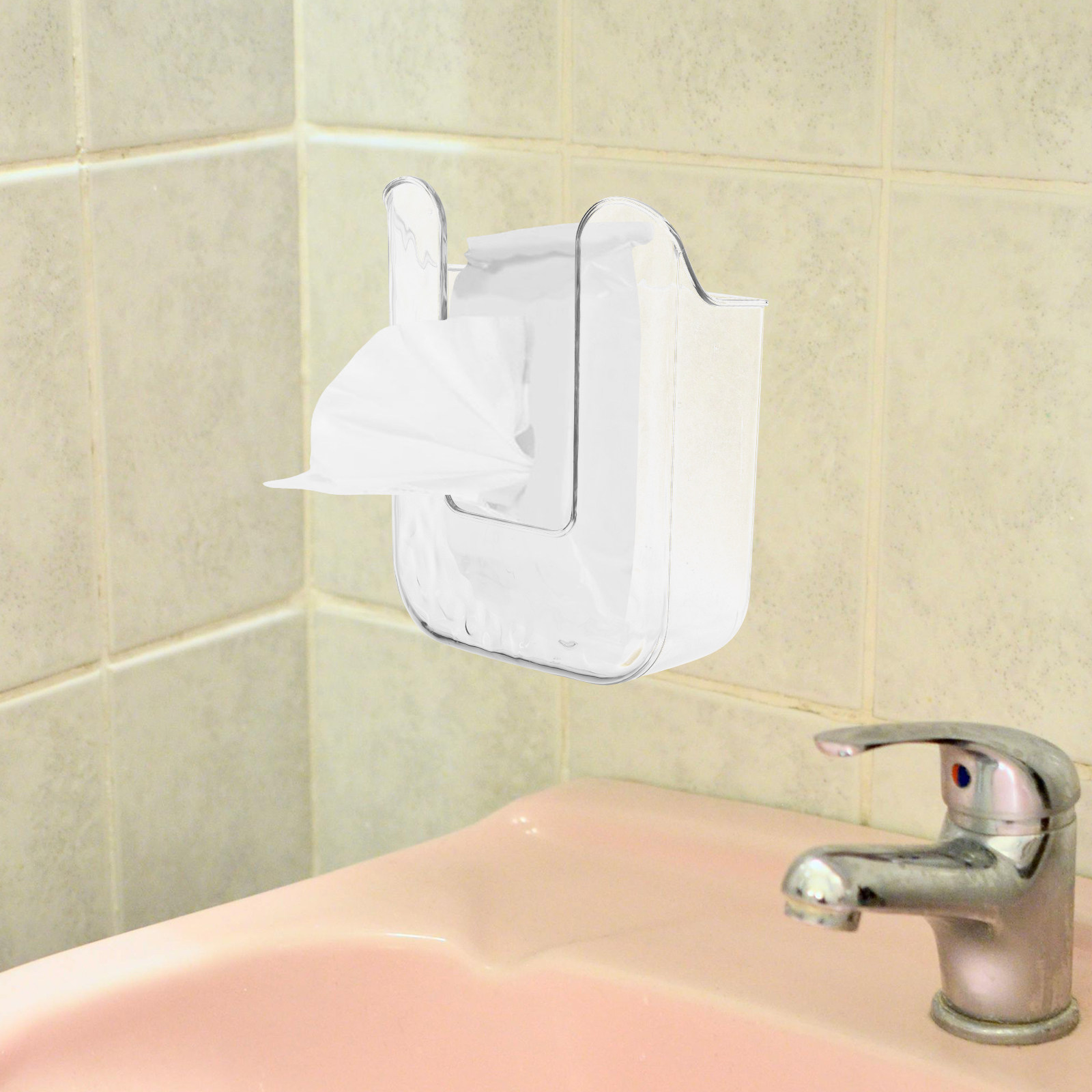 Bathroom Wall Shelf Tissue Dis - Home Bathroom Paper Towel Holder recension och pris