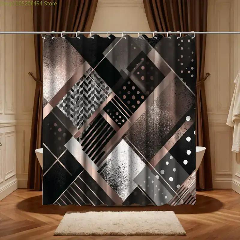 Modern Geometric Abstract Show - Home Decor Bathroom Ideas recension och pris