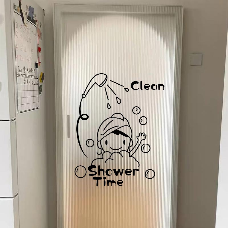 1pc Clean Shower Time Cute Lit - Home Center Bathroom Accessories recension och pris