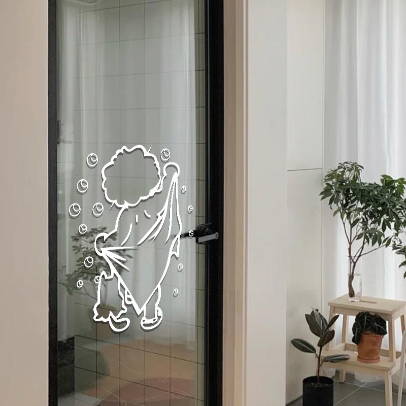 1pc Clean Shower Time Cute Lit - Home Center Bathroom Accessories recension och pris