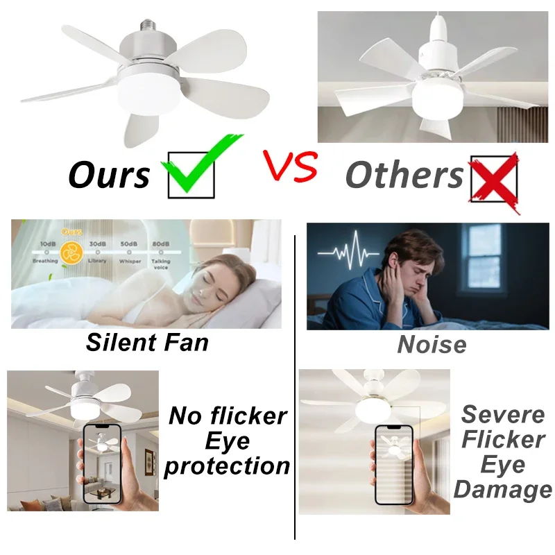 16 Inch 2-in-1 Ceiling Fan wit - Home Bathroom Fan recension och pris