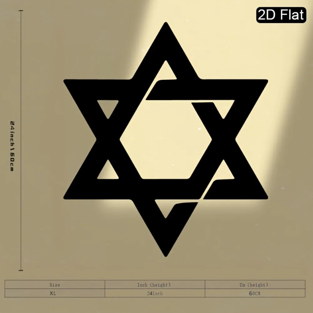 CIFBUY Iron Wall Art Star of D - Home & Bathroom Building Products Pte Ltd recension och pris
