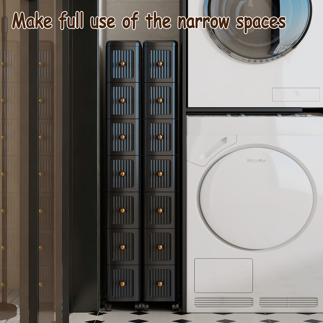15CM Narrow Gap Drawer Storage - Home Goods Bathroom Storage recension och pris