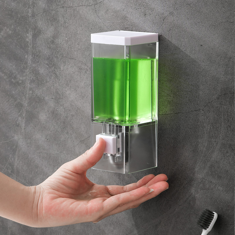 New Home Transparent Wall Moun - Home Bathroom Wall Soap Dispenser recension och pris