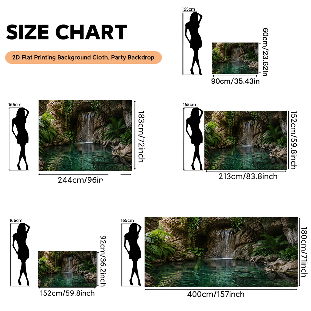 Tropical Waterfall Jungle Tape - Home Bathroom Scene recension och pris