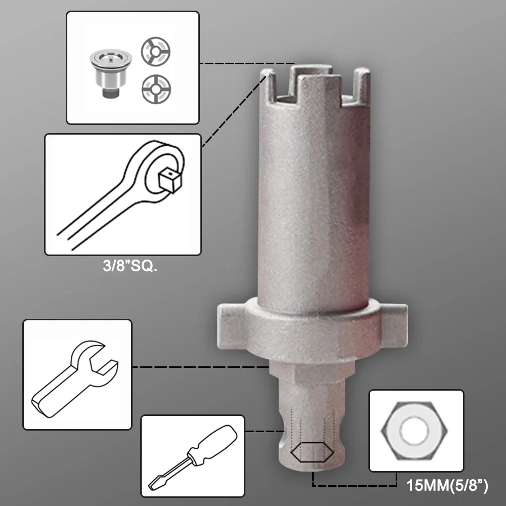 Sink Faucet Wrench Plumbing Re - Home Bathroom Water Heater recension och pris