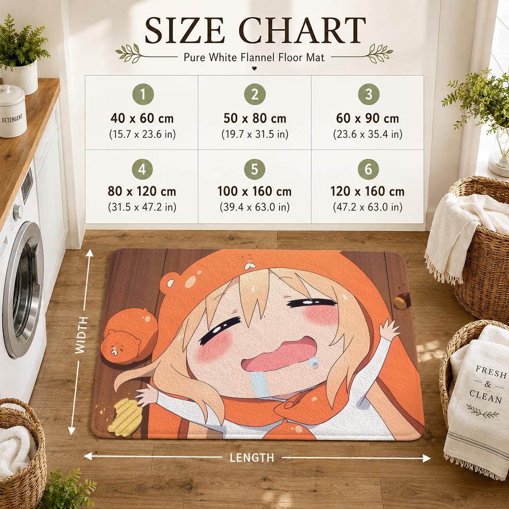 Himouto! Umaru-chan Floor Mat  - Non Slip Bath Mat recension och pris