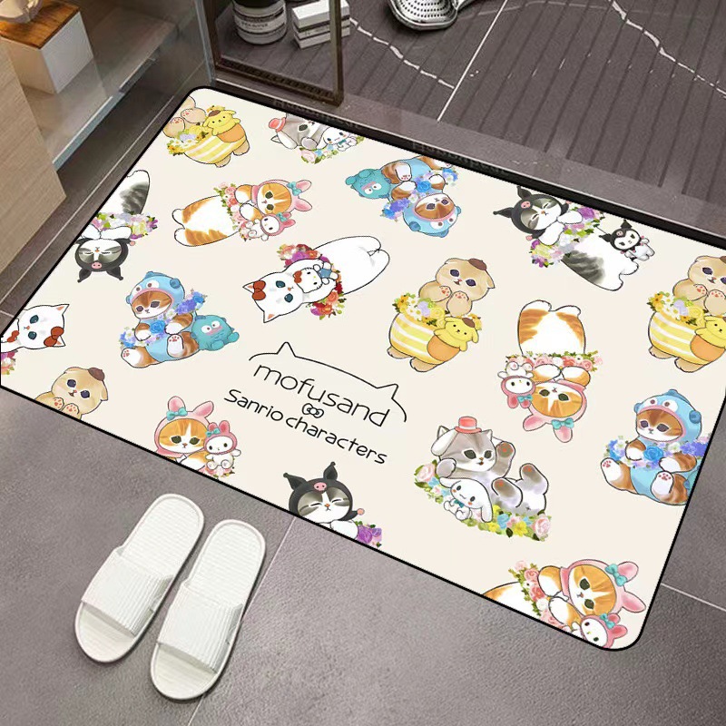 Mofusand Cartoon Diatom Mud Ab - Non Slip Bath Mat recension och pris