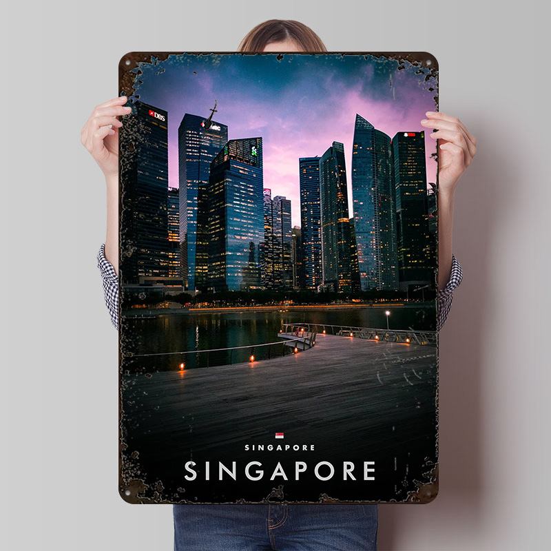 Captured Singapore By Night Pr - Home And Bathroom Singapore recension och pris