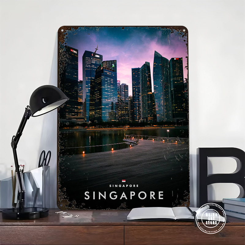 Captured Singapore By Night Pr - Home And Bathroom Singapore recension och pris