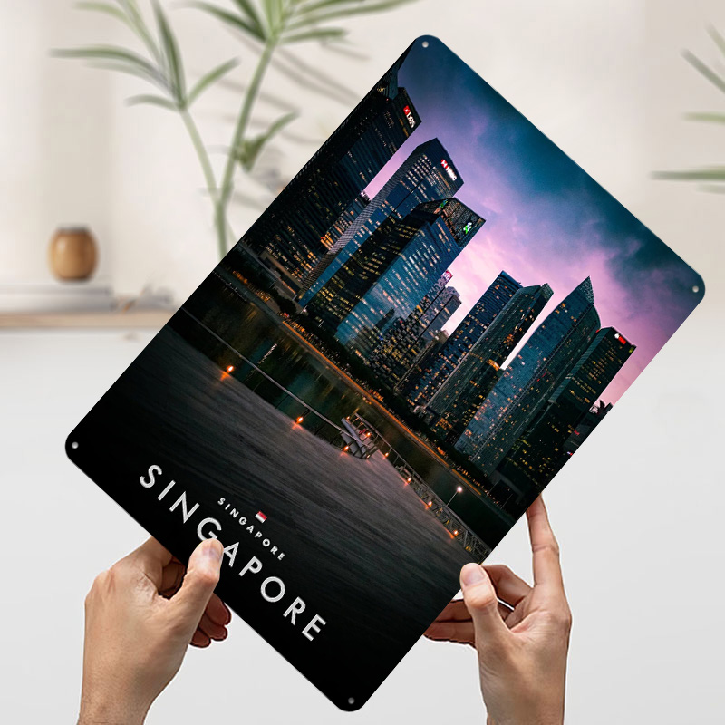 Captured Singapore By Night Pr - Home And Bathroom Singapore recension och pris
