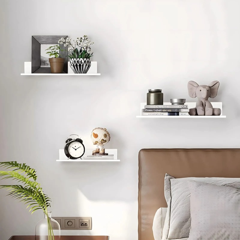 Metal Floating Shelves Wall Mo - Home Center Bathroom Accessories recension och pris